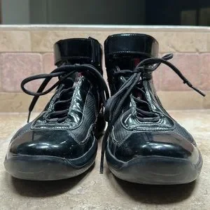 PRADA America’s Cup BLK patent hi tops. Gently used. Sz6 UK/US 7.5 Men. Prada | Shoes | Prada Americas Cup Blk Patent Hi Tops Gently  main image 2